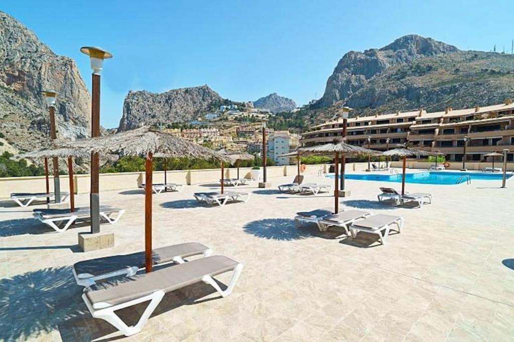 Altea la Vieja Pueblo Mascarat Con Vista Al Mar 아파트 외부 사진